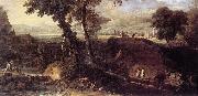 RICCI, Marco Landscape with Washerwomen fdu oil painting on canvas